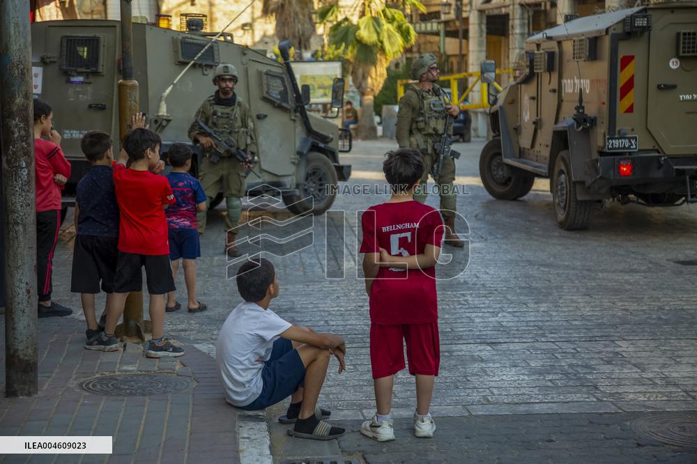 Storming of the Old City of Hebron - West Bank