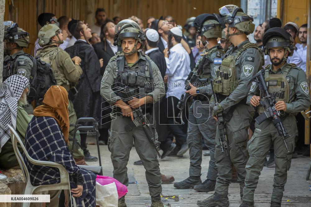 Storming of the Old City of Hebron - West Bank