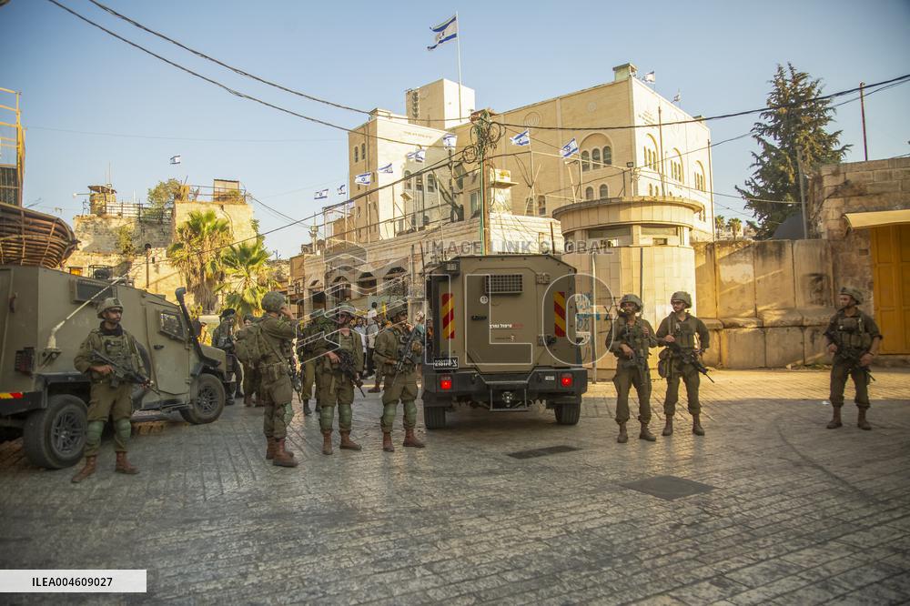 Storming of the Old City of Hebron - West Bank