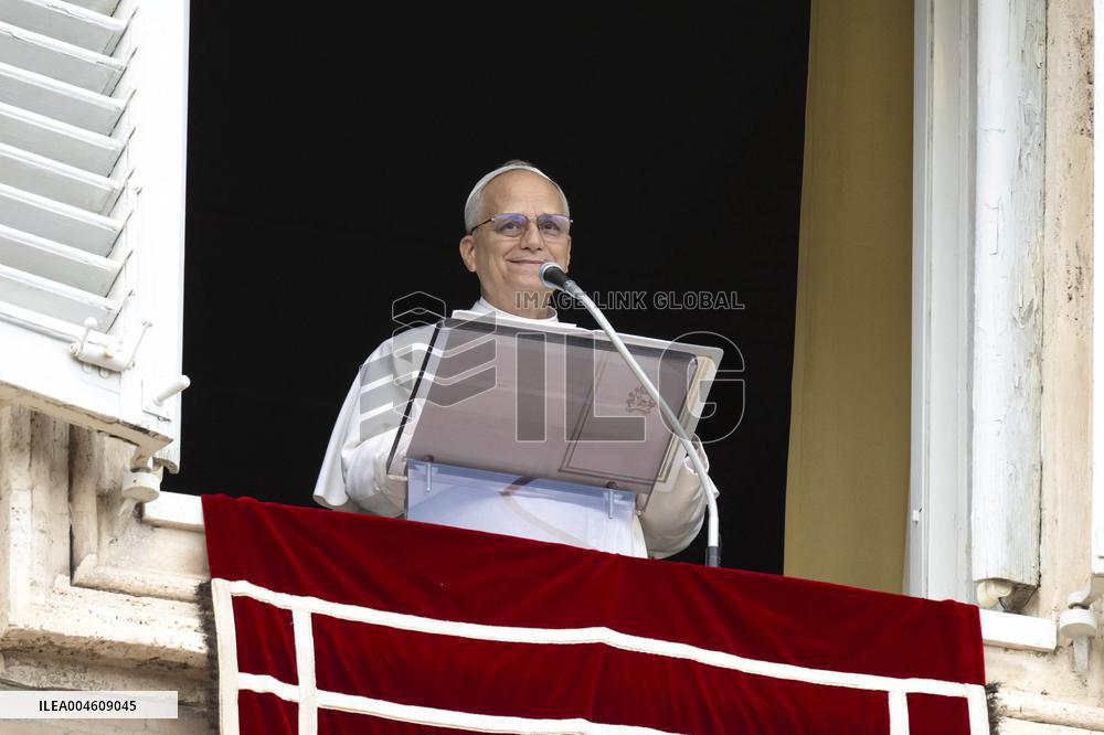 Pope Leo XIV Delivers Angelus Prayer - Vatican