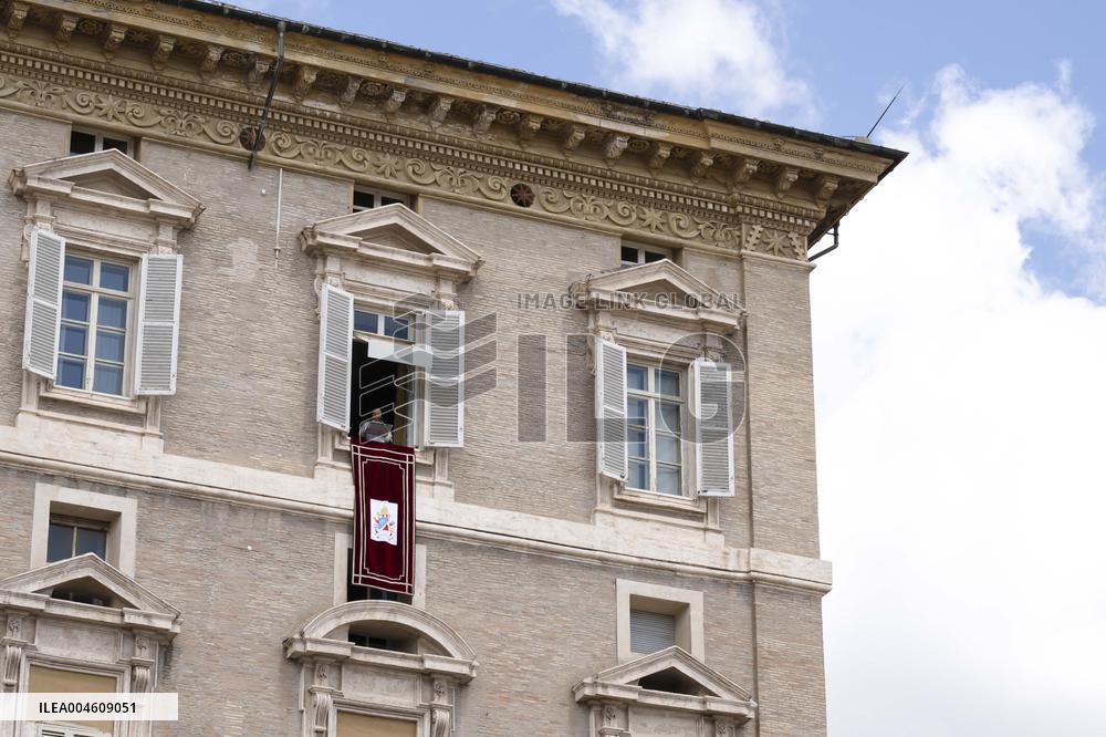 Pope Leo XIV Delivers Angelus Prayer - Vatican