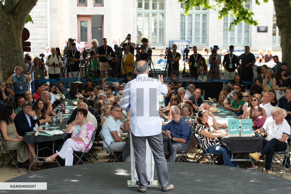 Puigdemont at the 5th anniversary of Junts - Prats-de-Mollo-la-Preste
