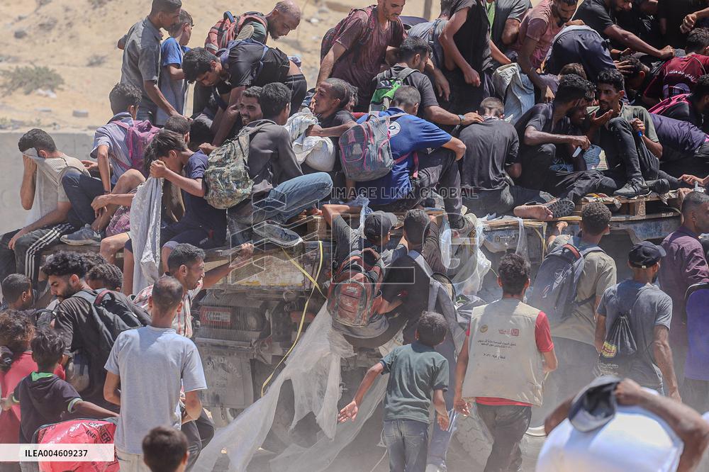 Humanitarian Aid Relief with Beginning of Airdrop Operations - Gaza