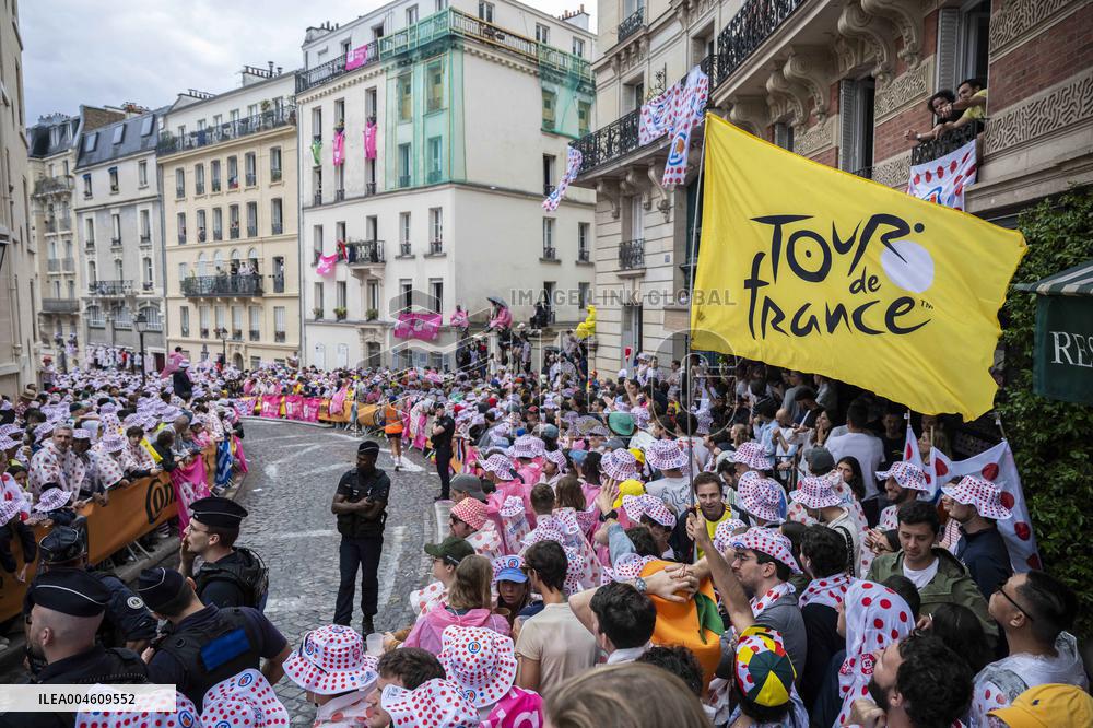 Paris' Montmartre distric - last stage of the Tour de France