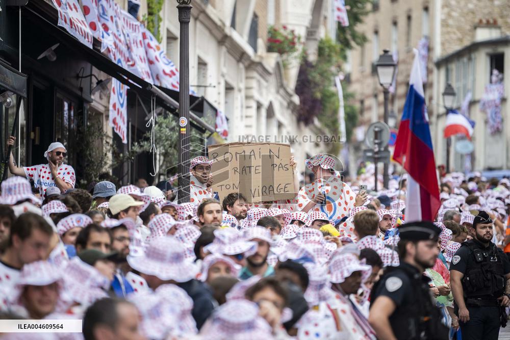 Paris' Montmartre distric - last stage of the Tour de France