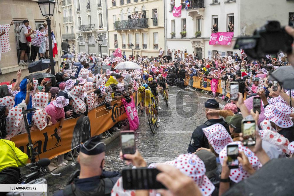 Paris' Montmartre distric - last stage of the Tour de France