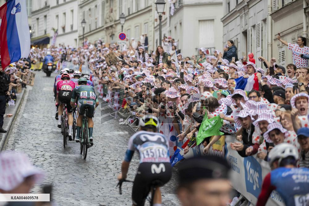 Paris' Montmartre distric - last stage of the Tour de France