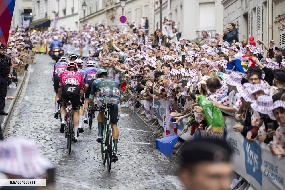 Paris' Montmartre distric - last stage of the Tour de France