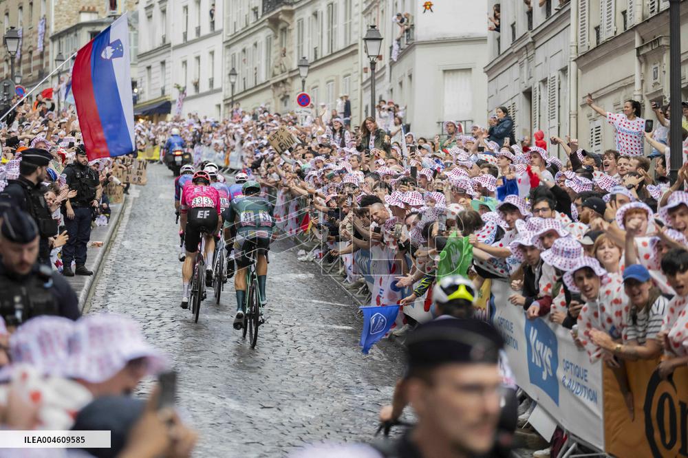 Paris' Montmartre distric - last stage of the Tour de France