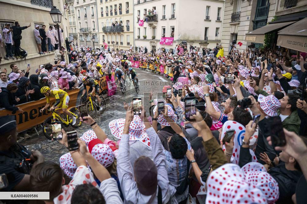 Paris' Montmartre distric - last stage of the Tour de France