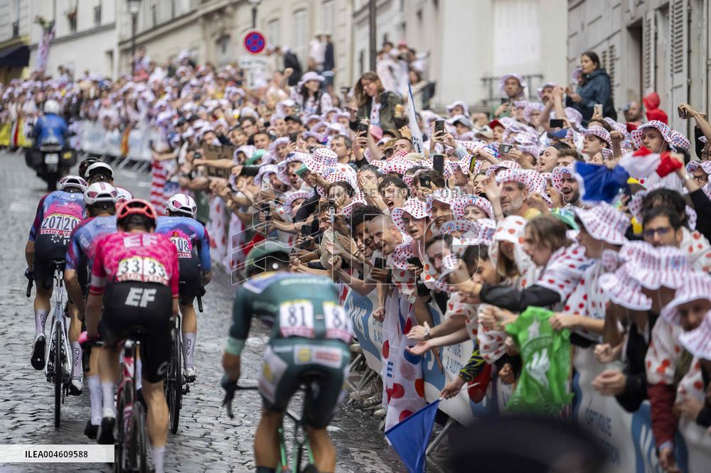 Paris' Montmartre distric - last stage of the Tour de France