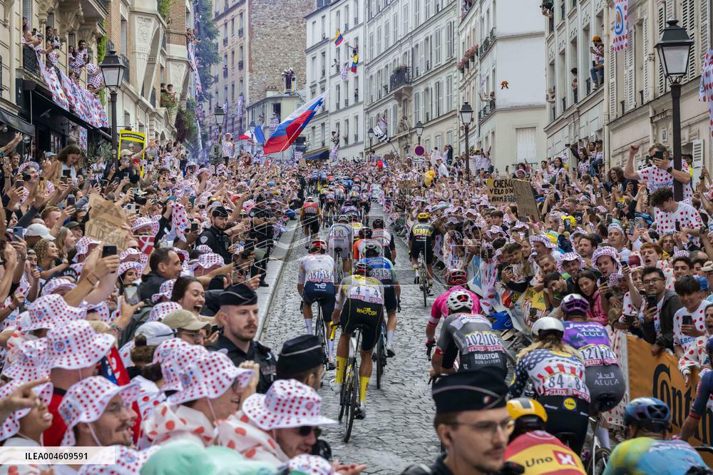 Paris' Montmartre distric - last stage of the Tour de France