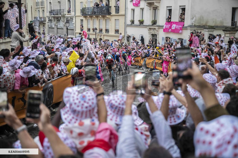 Paris' Montmartre distric - last stage of the Tour de France