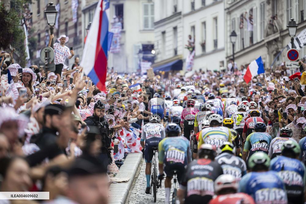 Paris' Montmartre distric - last stage of the Tour de France