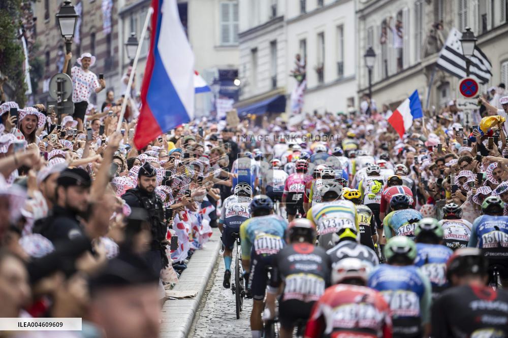 Paris' Montmartre distric - last stage of the Tour de France