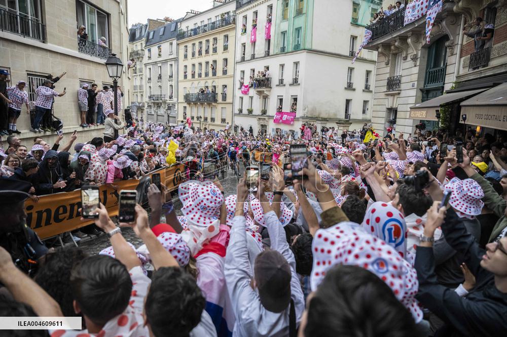 Paris' Montmartre distric - last stage of the Tour de France