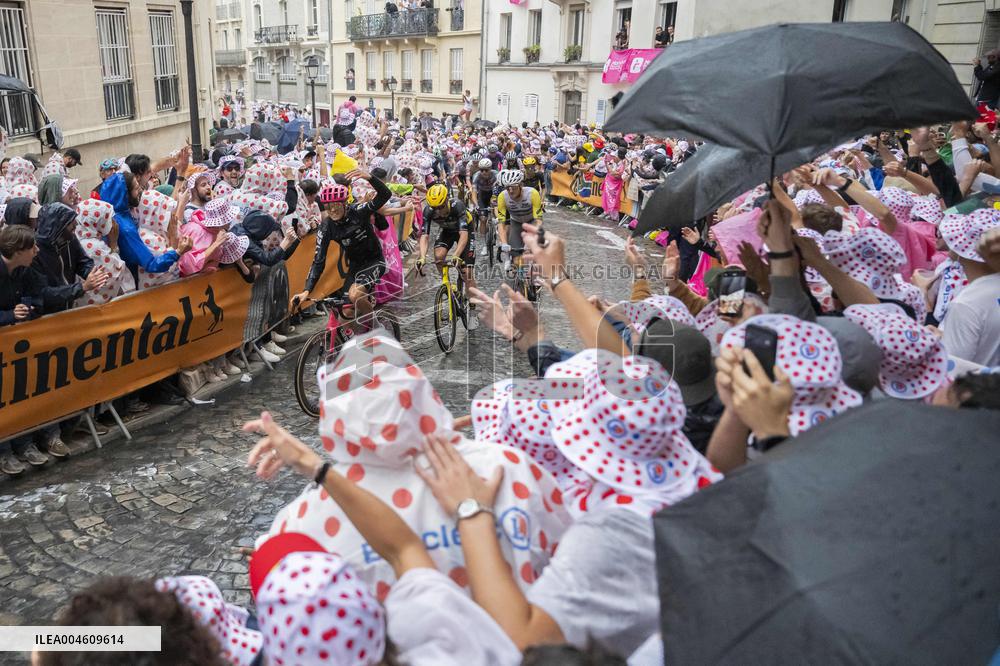 Paris' Montmartre distric - last stage of the Tour de France