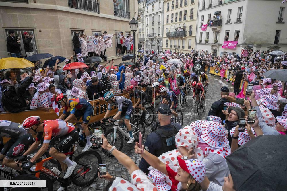 Paris' Montmartre distric - last stage of the Tour de France