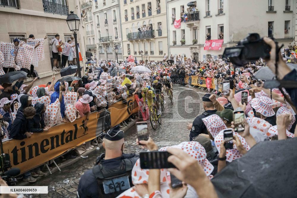 Paris' Montmartre district - last stage of the Tour de France