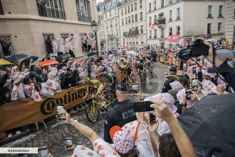 Paris' Montmartre district - last stage of the Tour de France