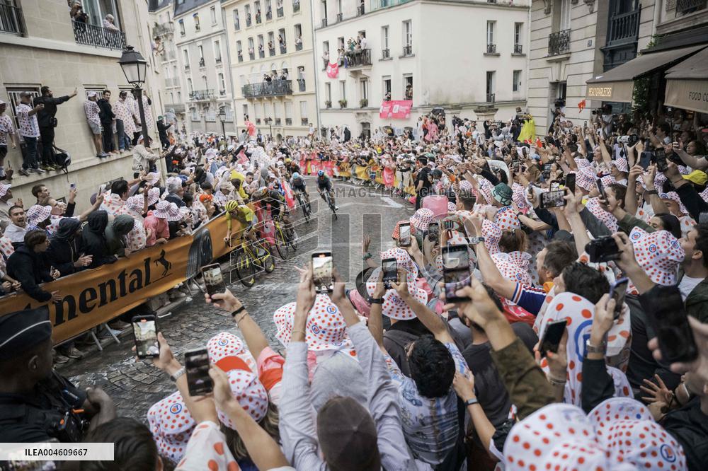 Paris' Montmartre district - last stage of the Tour de France