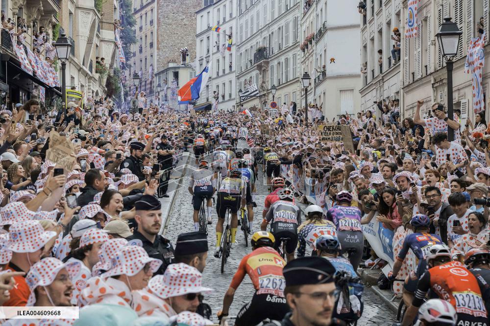 Paris' Montmartre district - last stage of the Tour de France