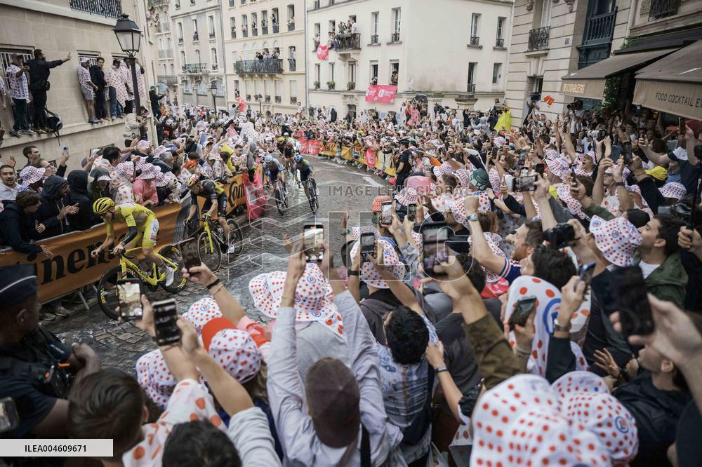 Paris' Montmartre district - last stage of the Tour de France