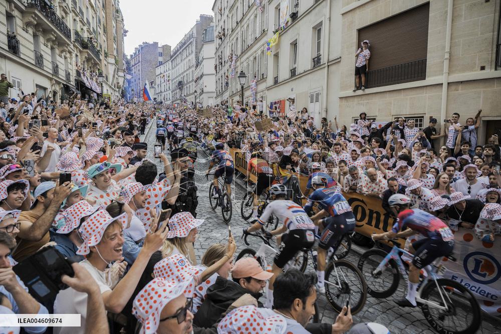 Paris' Montmartre district - last stage of the Tour de France