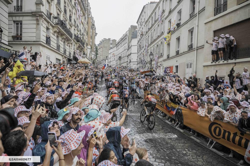 Paris' Montmartre district - last stage of the Tour de France