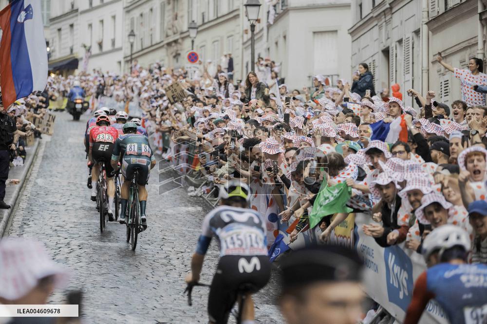 Paris' Montmartre district - last stage of the Tour de France