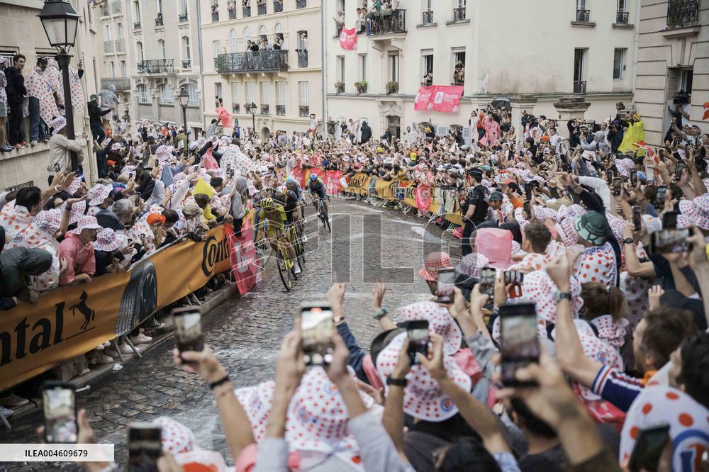 Paris' Montmartre district - last stage of the Tour de France