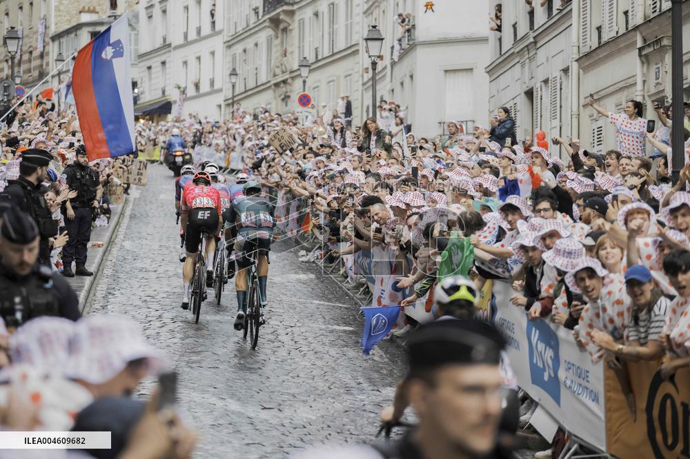 Paris' Montmartre district - last stage of the Tour de France