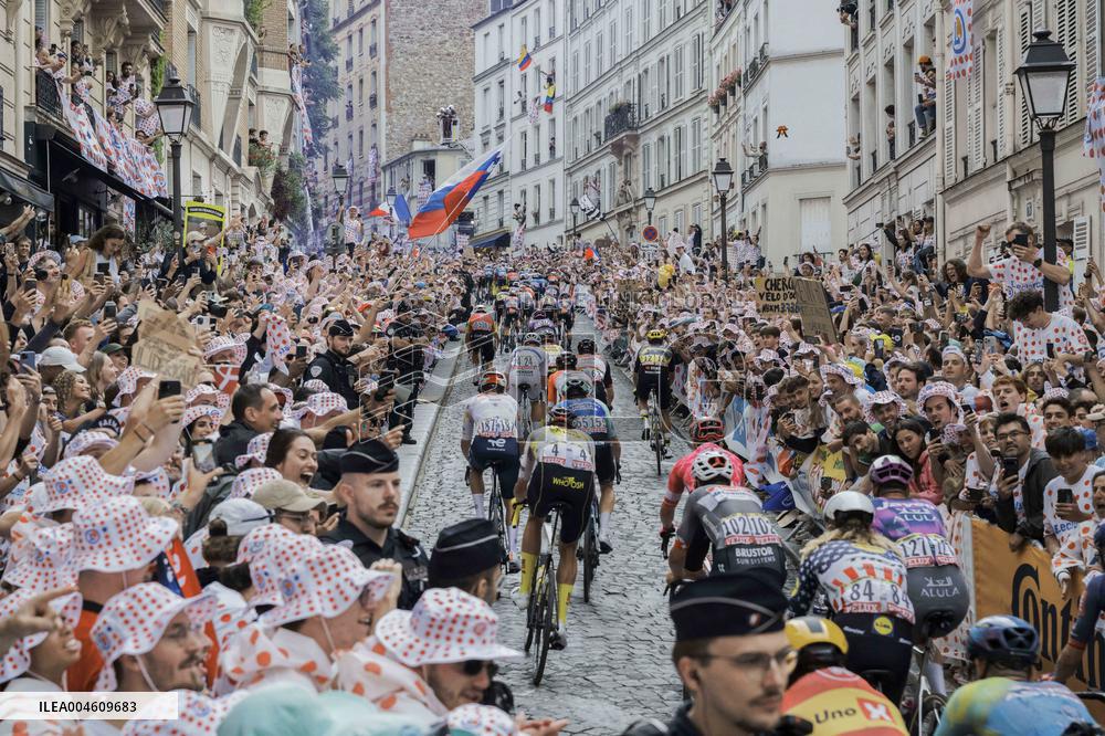 Paris' Montmartre district - last stage of the Tour de France