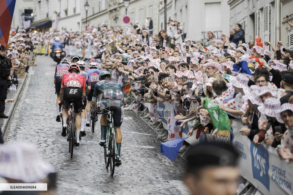 Paris' Montmartre district - last stage of the Tour de France
