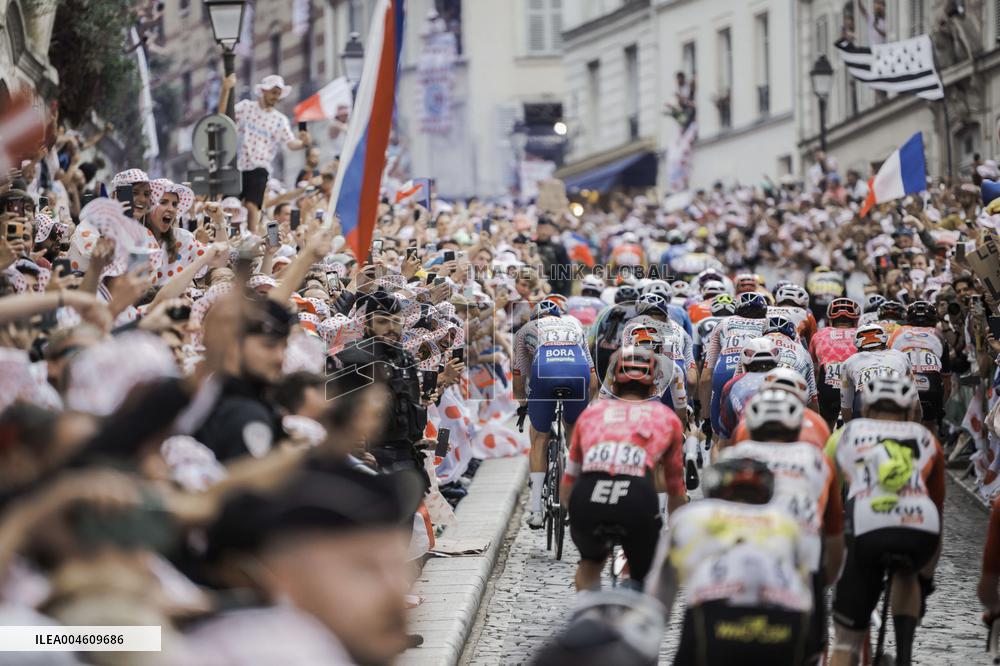 Paris' Montmartre district - last stage of the Tour de France