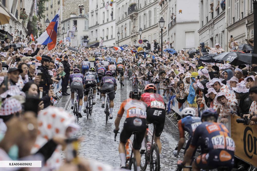 Paris' Montmartre district - last stage of the Tour de France