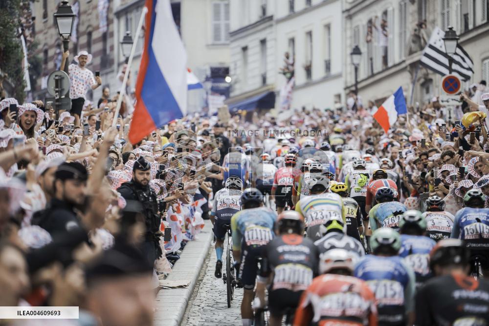 Paris' Montmartre district - last stage of the Tour de France