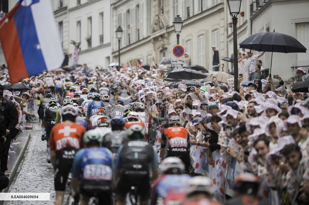 Paris' Montmartre district - last stage of the Tour de France