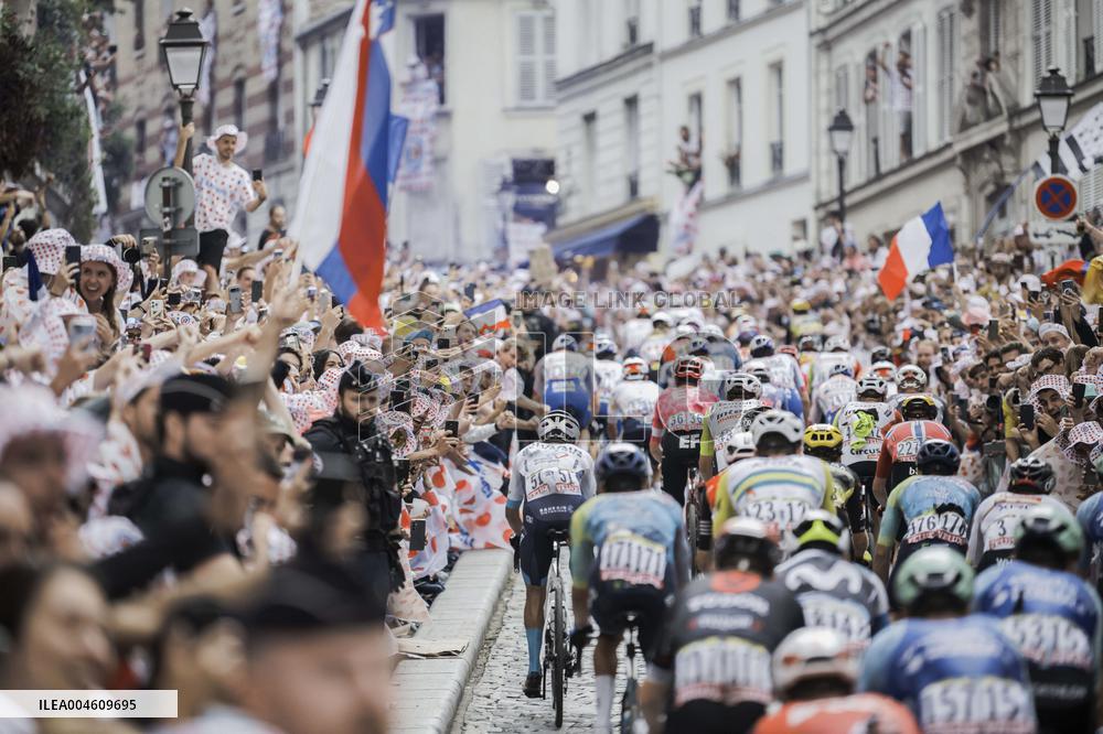 Paris' Montmartre district - last stage of the Tour de France