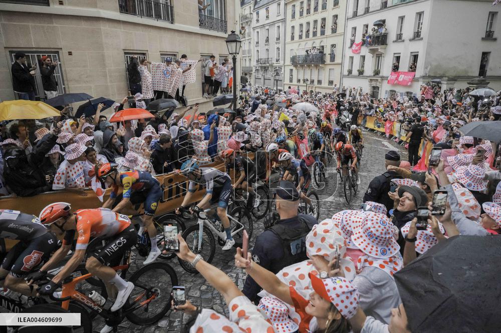 Paris' Montmartre district - last stage of the Tour de France
