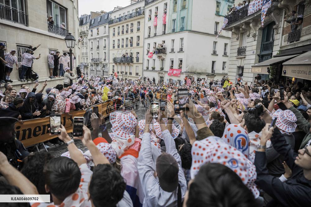 Paris' Montmartre district - last stage of the Tour de France