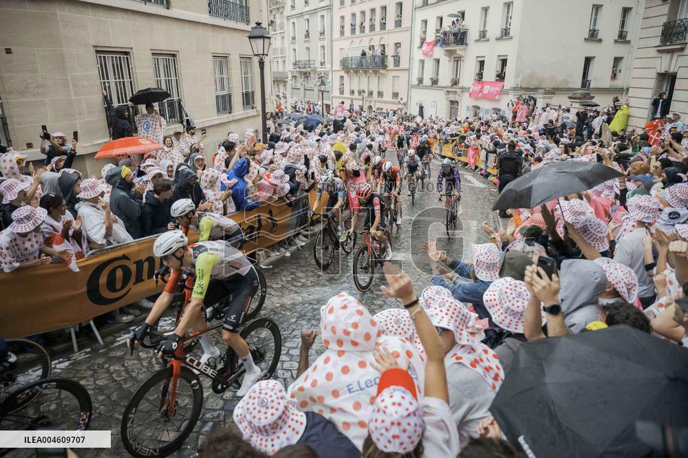 Paris' Montmartre district - last stage of the Tour de France