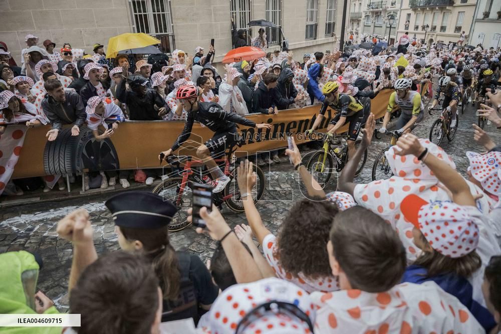 Paris' Montmartre district - last stage of the Tour de France