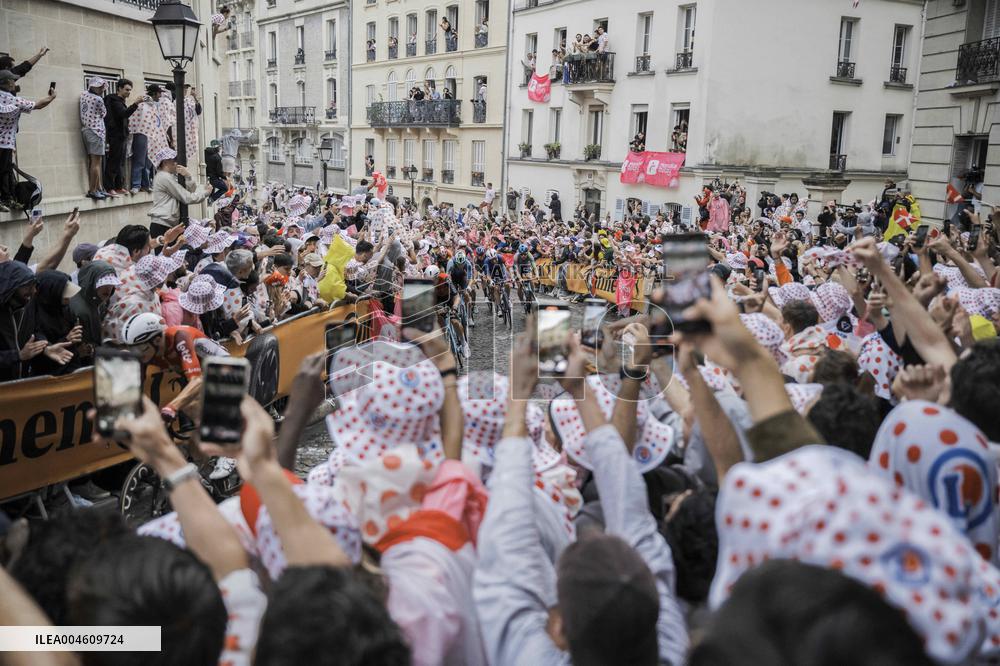 Paris' Montmartre district - last stage of the Tour de France