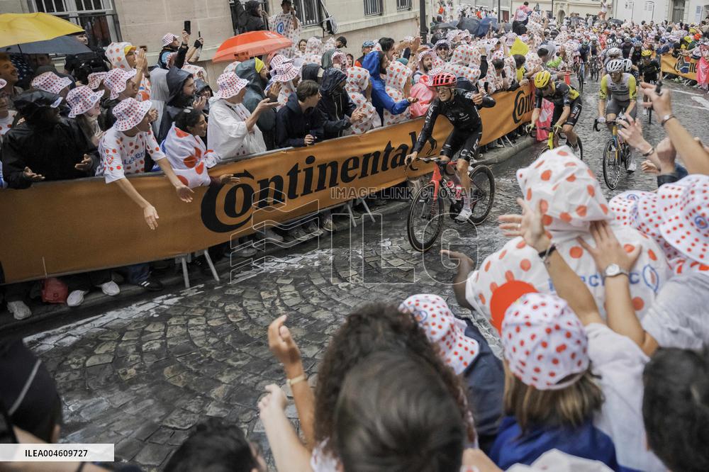 Paris' Montmartre district - last stage of the Tour de France