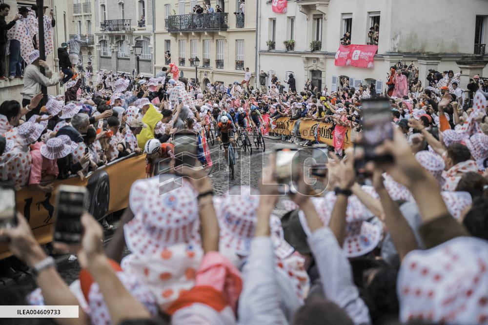 Paris' Montmartre district - last stage of the Tour de France