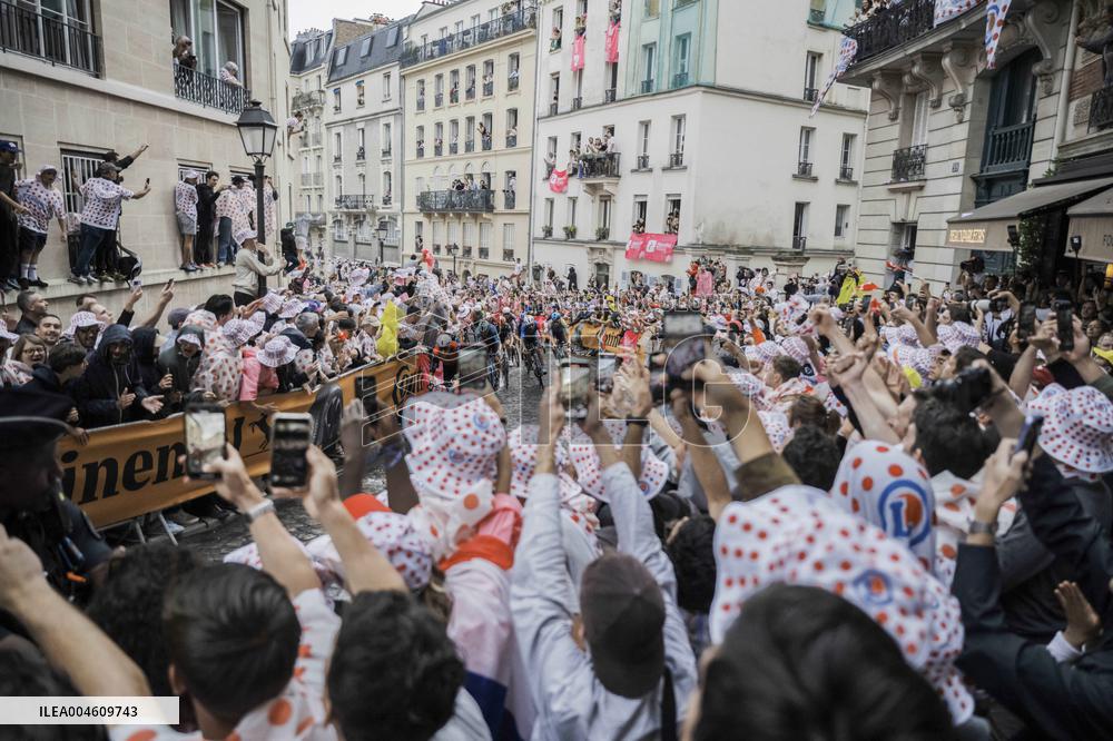 Paris' Montmartre district - last stage of the Tour de France