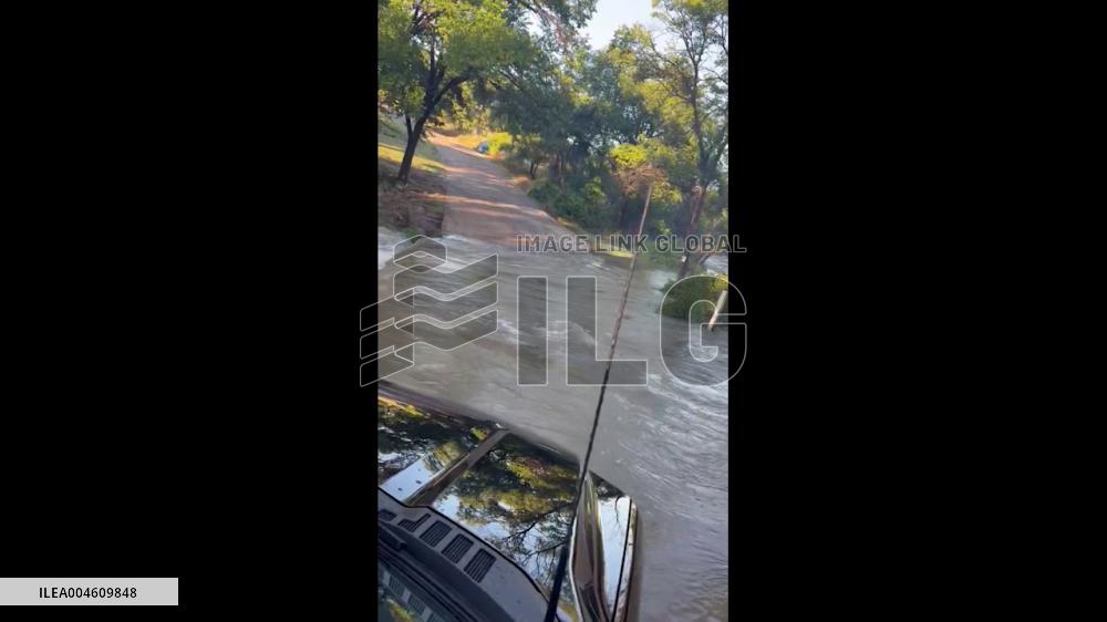 US: Overnight Storm Causes Flooding in Amarillo, Texas