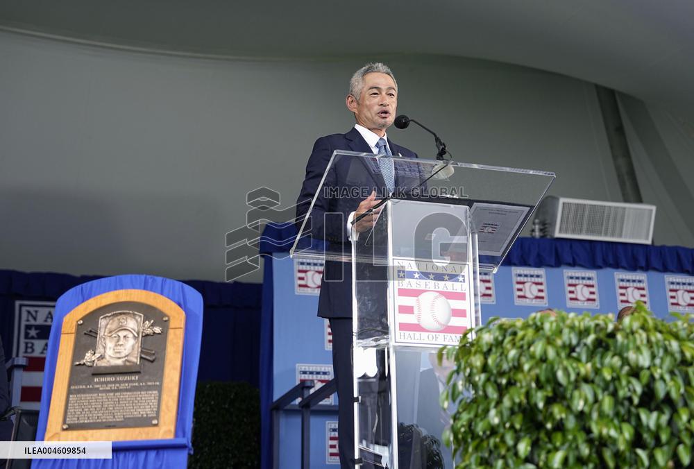 Baseball: Hall of Famer Ichiro Suzuki