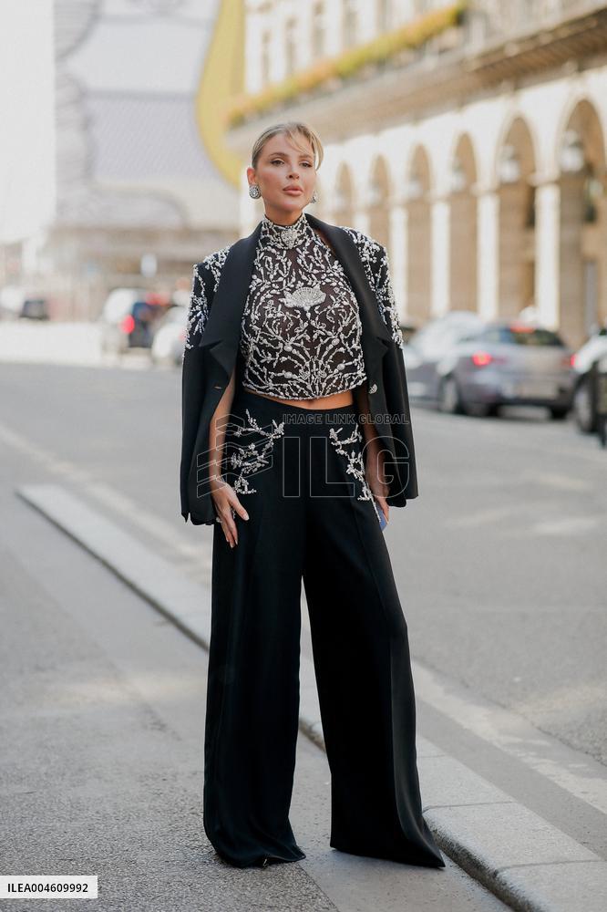 PFW - Zuhair Murad Street Style